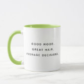 Good Mood Happy Humorous Coworker Mug (Gauche)