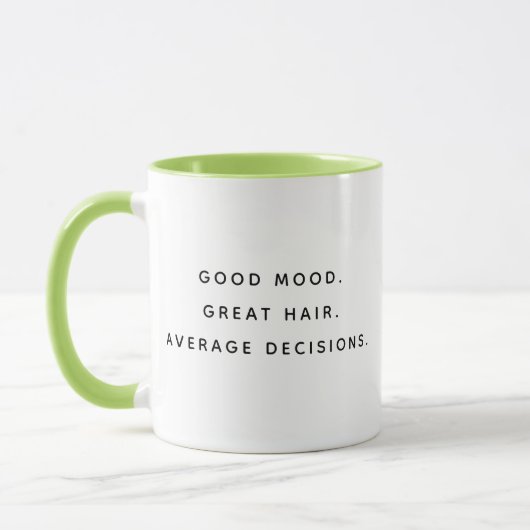 Good Mood Happy Humorous Coworker Mug (Gauche)