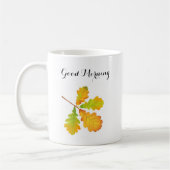 Good Morning Autumn Foliage Coffee Mok (Links)