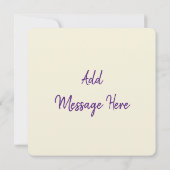 Good Morning Bride Kaart (Achterkant)