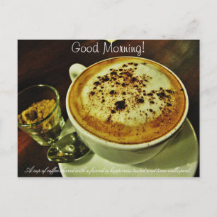 Good Morning Coffee Briefkaart