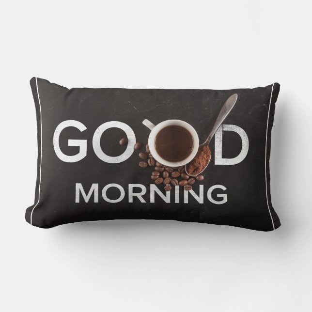 Good Morning Coffee coussins (Recto)