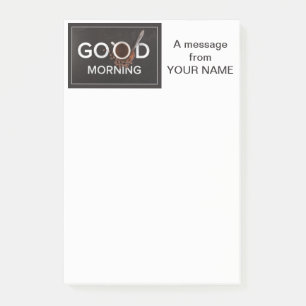 Good Morning Coffee personnalisé Post-It notes
