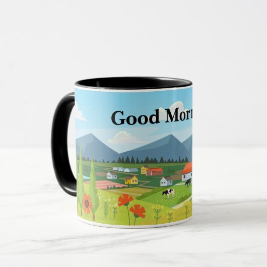 Good Morning Country Farm Life Mug (Devant gauche)