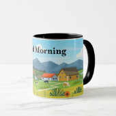 Good Morning Country Farm Life Mug (Devant droit)