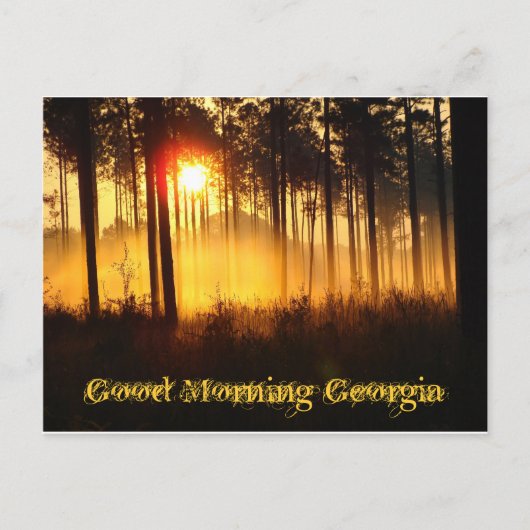 Good Morning Georgia Briefkaart (Voorkant)