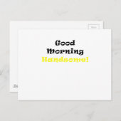 Good Morning Handsome Briefkaart (Voorkant / Achterkant)