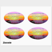 Good Morning Heavenly vaders gebed Sticker (Vel)