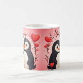 Good Morning Love - Penguins Valentine's Day Mug (Centre)