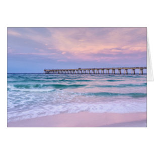 Good Morning Navarre Beach Pier Carte de voeux