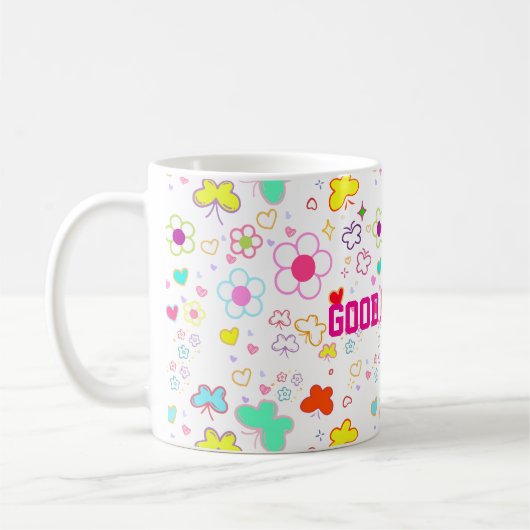 GOOD MORNING PATTERN MUG (Gauche)