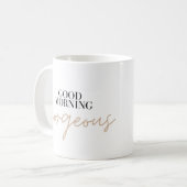 Good Morning Prachtige Coffee-Mok Koffiemok (Voorkant links)