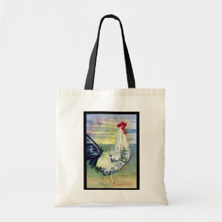 Good Morning Rooster Painting Bag Tote Bag