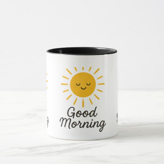 Good Morning smile Mug Mok (Midden)