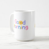Good Morning Sun 😁 tasse de café 15oz (Devant gauche)