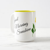 Good Morning Sunshine and Lemons Coffee Mug (Devant gauche)