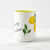 Good Morning Sunshine and Lemons Coffee Mug (Centre)