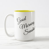 Good Morning Sunshine and Lemons Coffee Mug (Gauche)