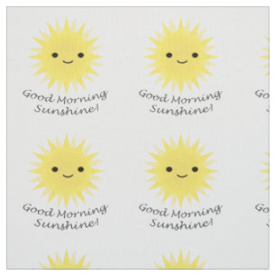Good Morning Sunshine Cute Kawaii Sun Stof