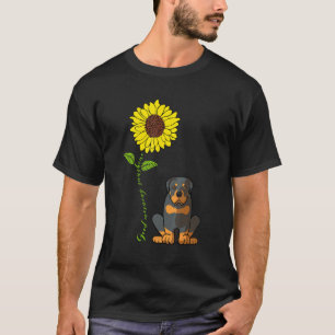 Good Morning Sunshine Love My Rottweiler Dog Mam T-shirt