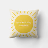 good morning sunshine nursery pillow kussen (Achterkant)