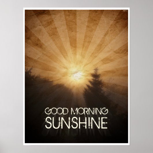 Good Morning Sunshine Poster (Voorkant)