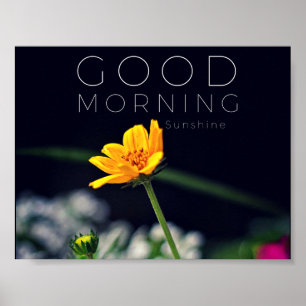 Good Morning Sunshine Poster Print