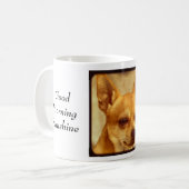 Good Morning Sunshine Quote, Chihuahua Coffee Mok (Voorkant links)
