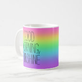 Good Morning Sunshine Rainbow-Mok Koffiemok (Voorkant links)