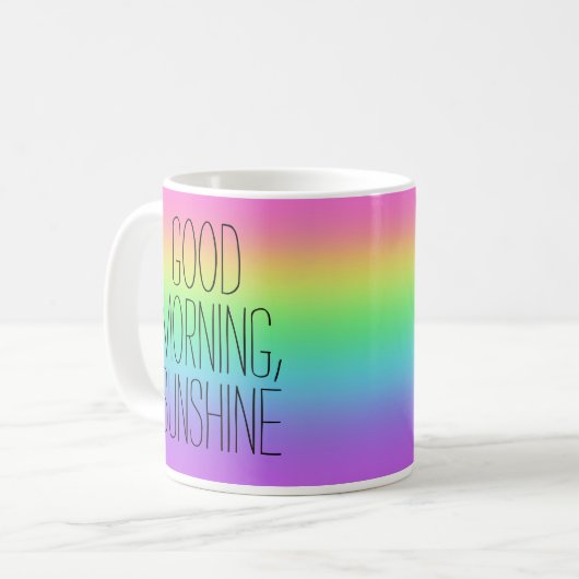 Good Morning Sunshine Rainbow Mug (Devant gauche)