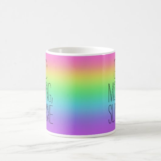 Good Morning Sunshine Rainbow Mug (Centre)