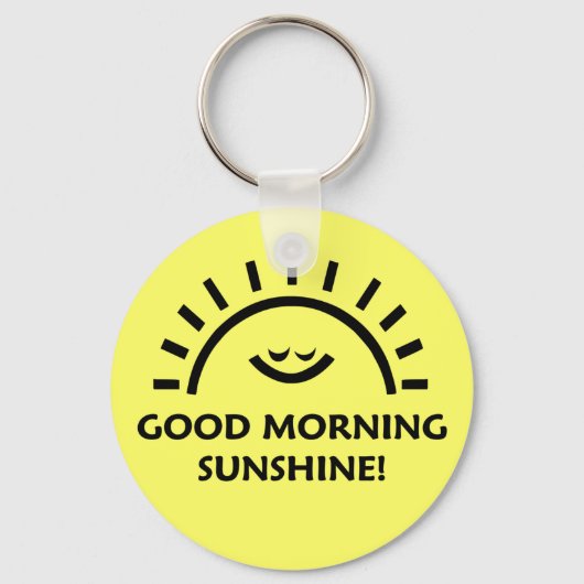 Good Morning Sunshine Sleutelhanger (Voorkant)