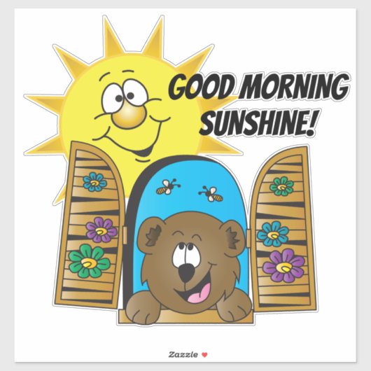Good Morning Sunshine Sticker (Vel)