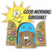 Good Morning Sunshine Sticker (Voorkant)