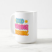 Good Morning Sunshine 😁 tasse de café 15oz (Devant gauche)