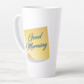 Good Morning Yellow Note Coffee Mug (Angle gauche)
