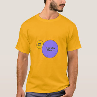 Good Music Popular Music venn-diagram T-shirt