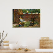 Good neighbours by John William Waterhouse Poster (Keuken)