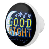 Good Night Crescent Moon Thunder_Cove Keramische Knop (Rechts)
