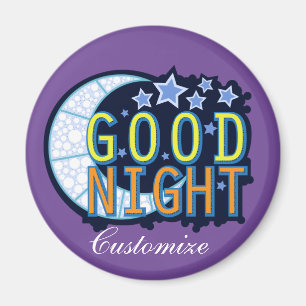 Good Night Crescent Moon Thunder_Cove Magneet