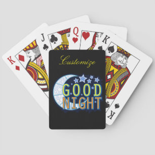 Good Night Crescent Moon Thunder_Cove Pokerkaarten