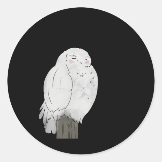 Good Night Owl Sticker (Voorkant)