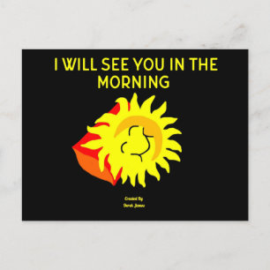 Good Night Sun Briefkaart