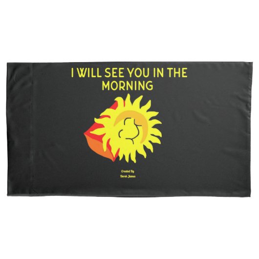 Good Night Sun King Size Kussensloop (Voorkant)