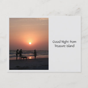 Good Night van Treasure Island Briefkaart