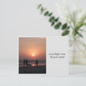 Good Night van Treasure Island Briefkaart (Staand voorkant)