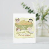 Good Ole Mac en Cheese Briefkaart (Staand voorkant)