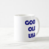 Good Ole USA, Blue Coffee Mug (Devant droit)
