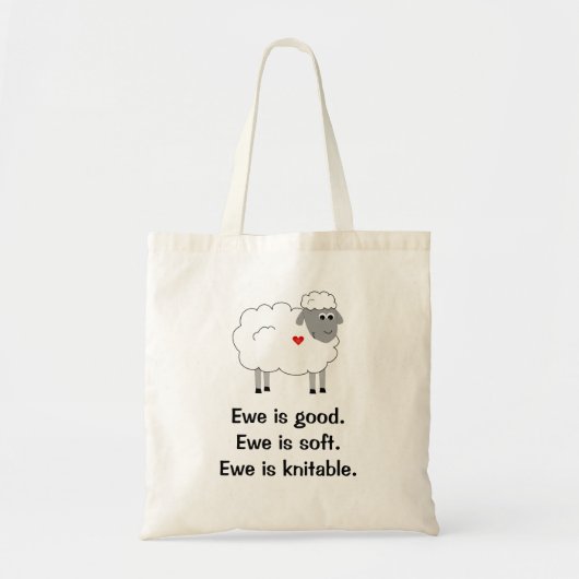 Good Sheep Knitter's Bag Tote Bag (Voorkant)