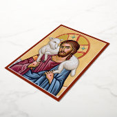 Good Shepherd Folie Feestdagenkaart (Gedraaid)